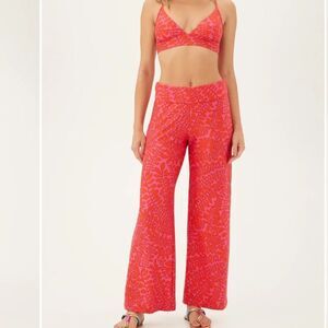 Trina Turk Swim trellis coverup pants XL